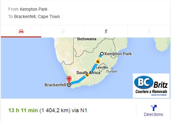 Furniture Removals Kempton Park to Brackenfell