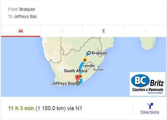 Furniture Removals Brakpan to Jeffreys Bay