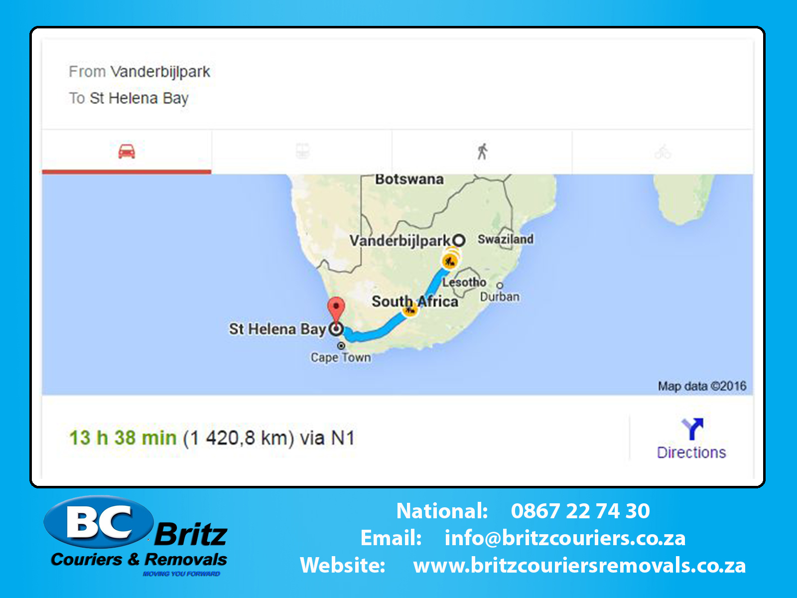 Furniture Removals Vanderbijlpark to St Helena Bay