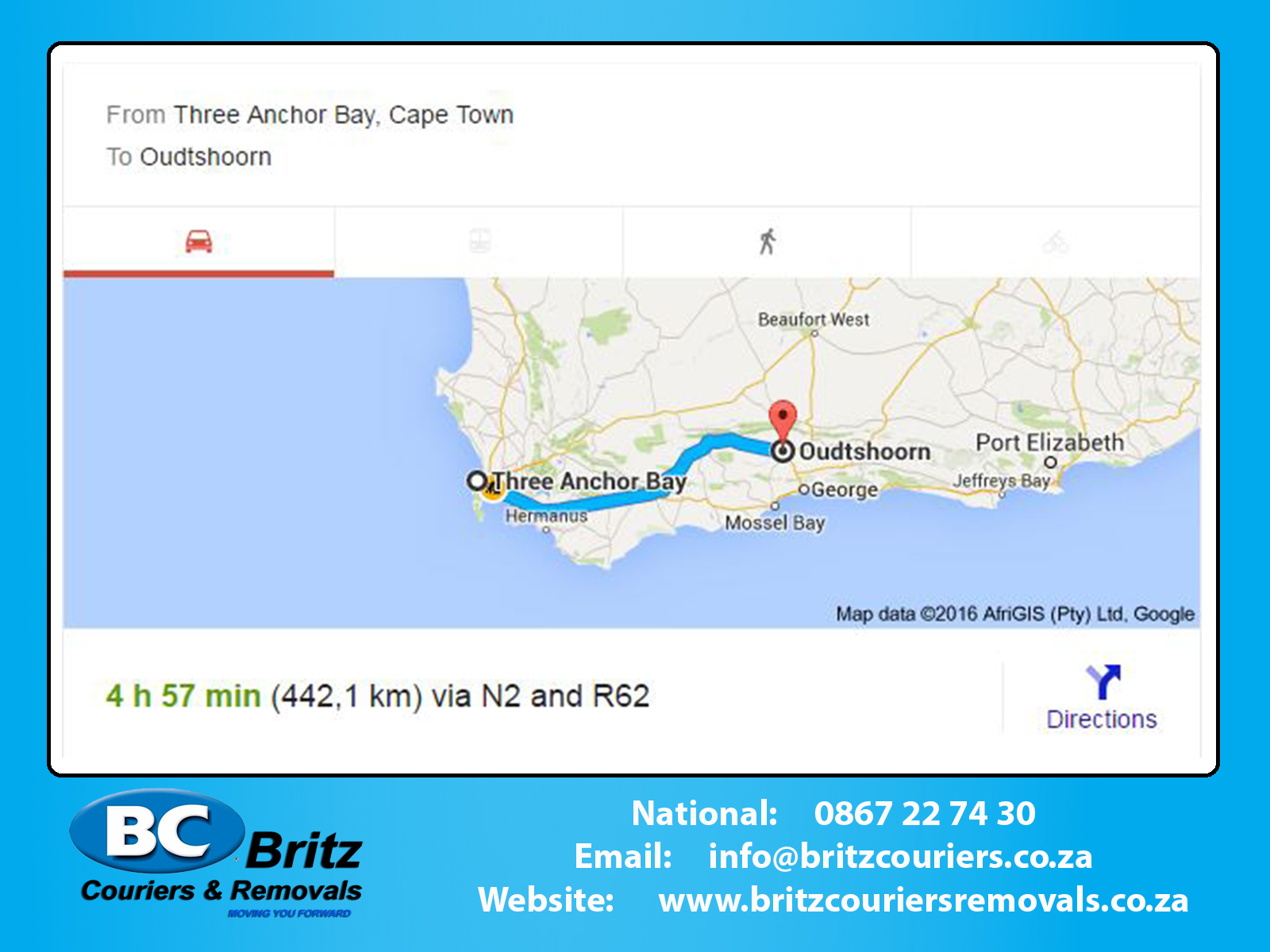 Furniture Removals Three Anchor Bay - Cape Town to Oudtshoorn