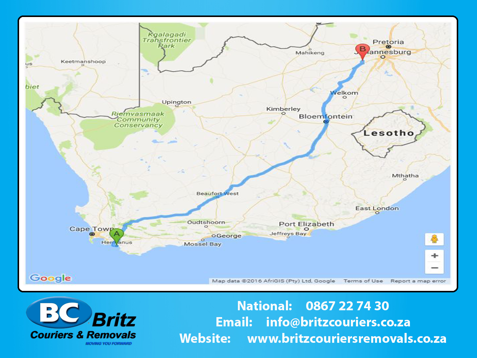 Furniture Removals Carletonville to Hermanus