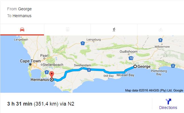 Furniture Removals George to Hermanus