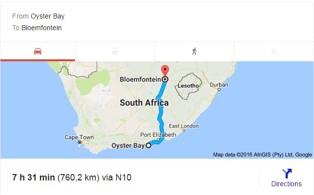 Furniture Removals Oyster Bay to Bloemfontein