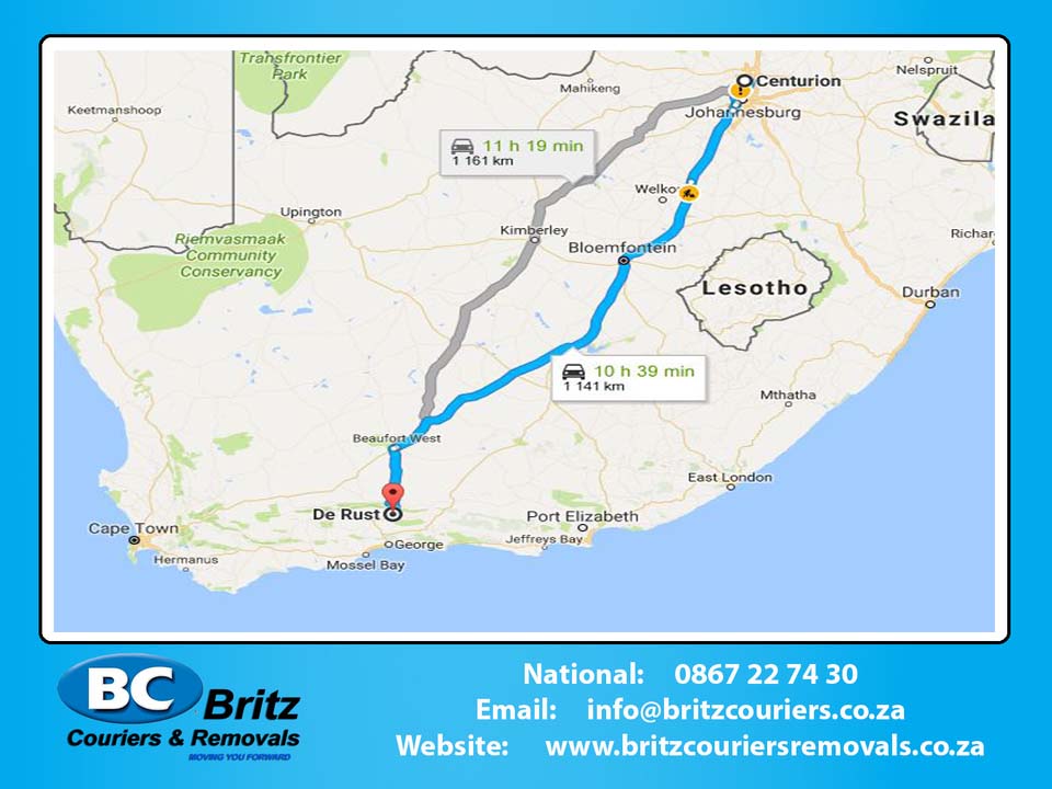 Furniture Removals Centurion to De Rust